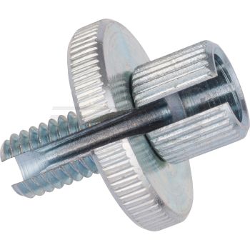 M8x1.25 Adjusting Screw incl. Nut for Brake/Clutch Cable, Length 28mm, 1 Piece Zinc Plated (OEM Quality, suitable for cables with max 8mm outer diameter)