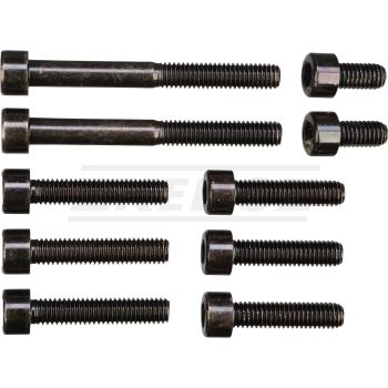 Replika-Schrauben-Set Zylinder/-kopf (schwarz verzinkt, Festigkeit 8.8, M6, Innensechskant-Kopf)
