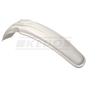 Replica Front Fender 'Clean White' (with Standard Mounting Holes), OEM Reference # 3H6-21511-00