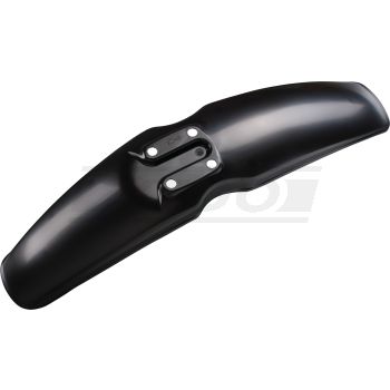 Replica Front Fender, black (with OEM mounting holes)