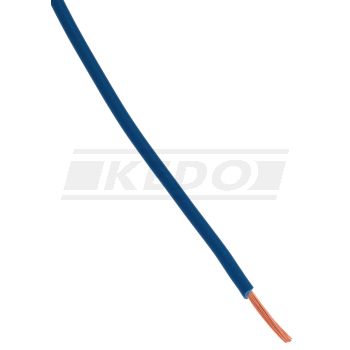 KABEL, 1 Meter 0.75qmm blau