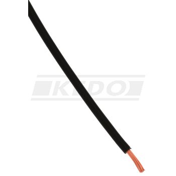 KABEL, 1 Meter 1.5qmm schwarz