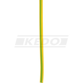 CABLE, 1 meter 0.75qmm yellow-green (yellow cable with green line)