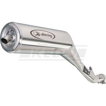 SEBRING Stainless Steel Silencer, Polished, incl. Bracket and db-Killer ('E'-Approved/KBA 21102)