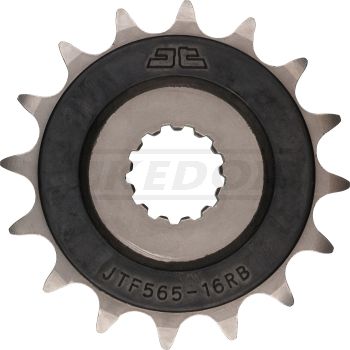 16T Sprocket, double-sided rubberized for noise reduction