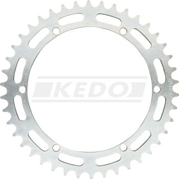 42T Replica Rear Sprocket, steel, with genuine XT500 look, suitable for 520 type chain