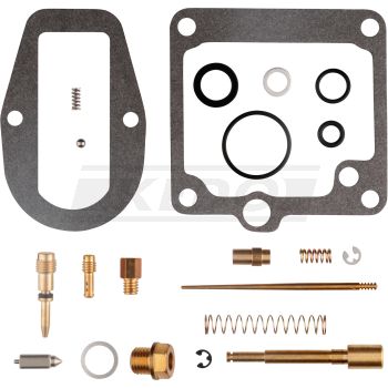 Kit de réfection carburateur KEDO, (gicl. princ. #230, gicl. ralenti #25)