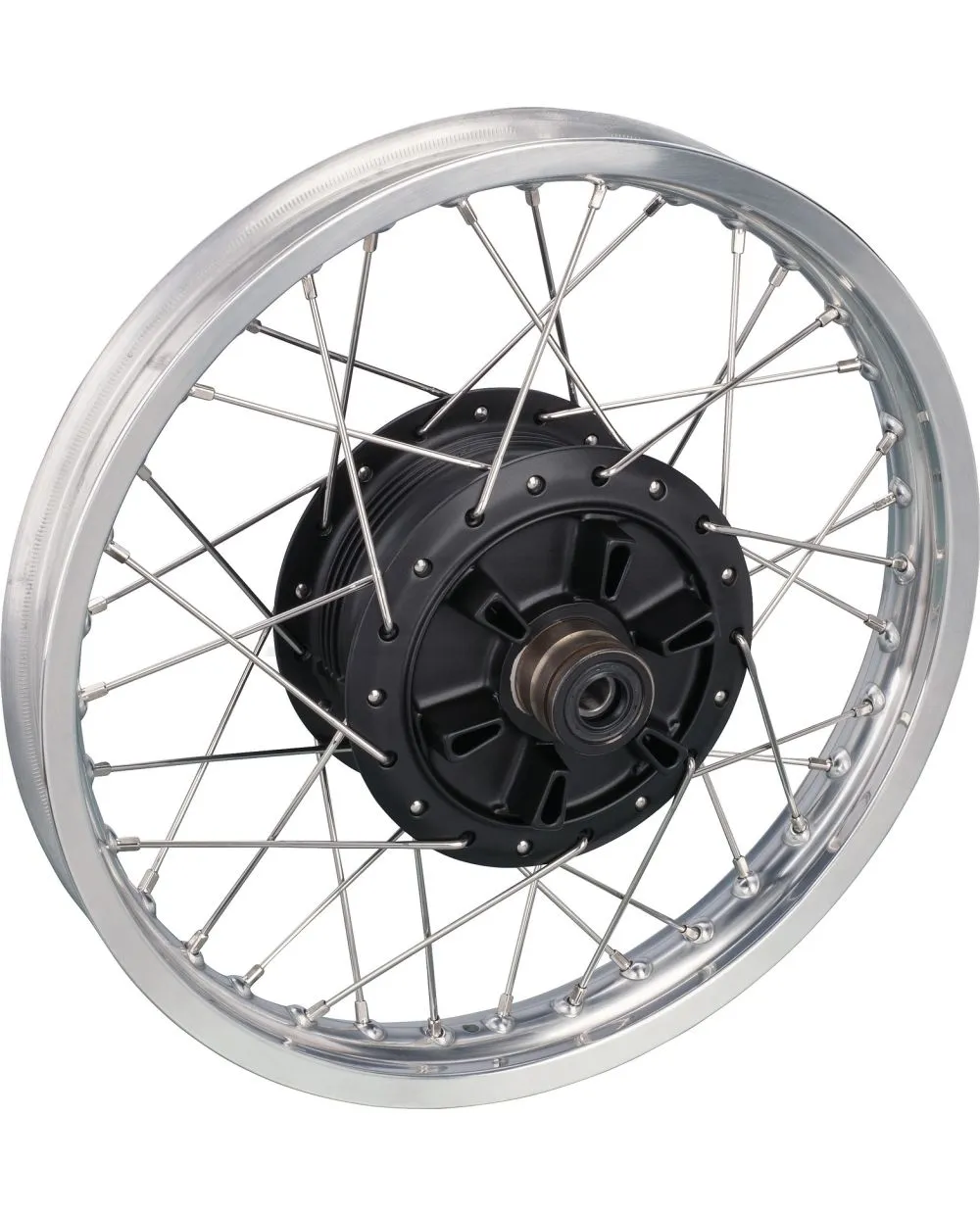 Replica Rear Wheel 1.85x18', OEM hub black incl. bearings, replica