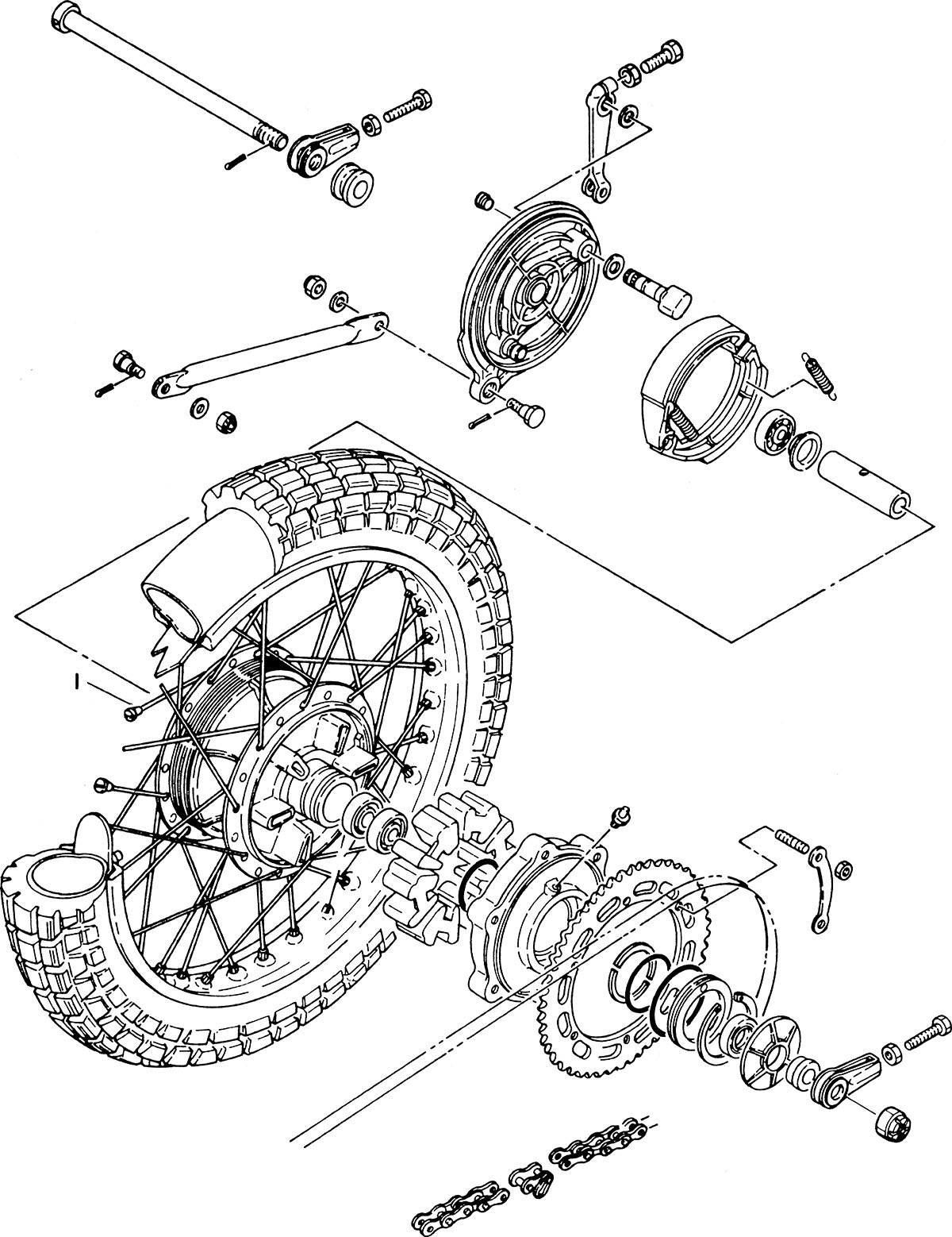 Roue arrière