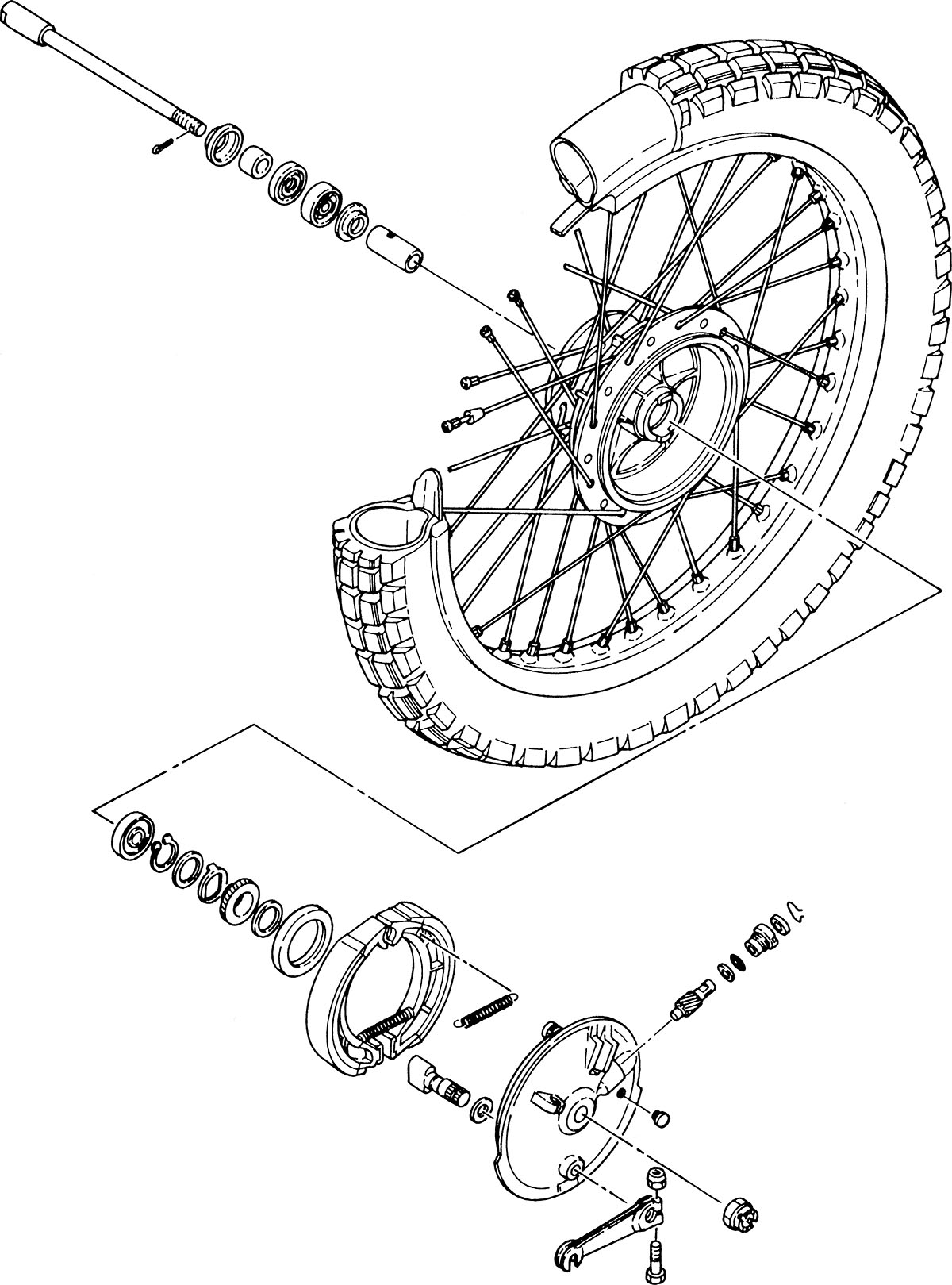 Roue avant